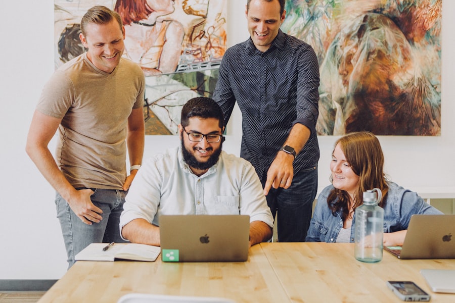 Planning and wireframing a website redesign on a whiteboard